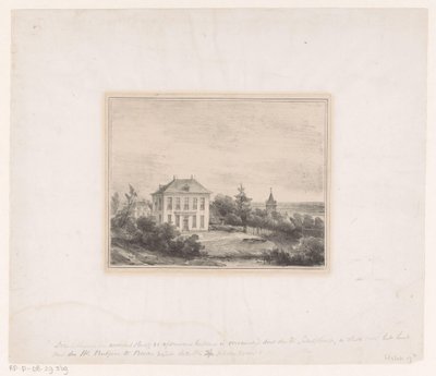 Casa do Sr. Rutgers em Beek de Andreas Schelfhout