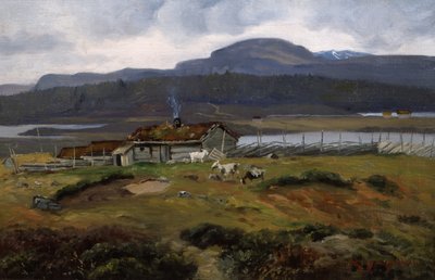 Pasto com cabras de Andreas Singdahlsen