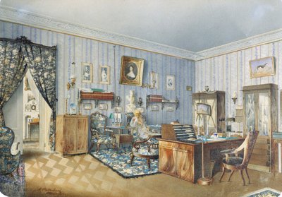Interior, 1860. de Andrei Alexeevich Redkovsky