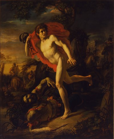 O feito heróico de um jovem em Kiev no ano de 968, 1810 de Andrei Ivanovich Ivanov