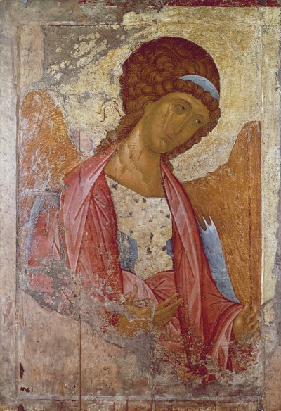 O Arcanjo Miguel, de Andrei Rublev ou Andrej Rubljov (1360-1430), pintado entre 1410 e 1420, Ícone. de Andrei Rublev