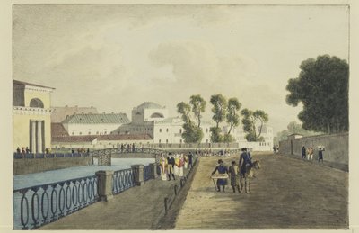 A Casa Apraksin no rio Fontanka, 1821-1822 de Andrei Yefimovich Martynov