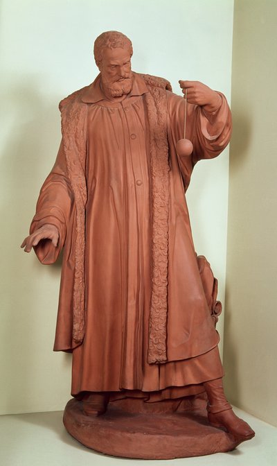 Galileo Galilei (1564-1642) c.1630 (terracota) de Andreus Boni