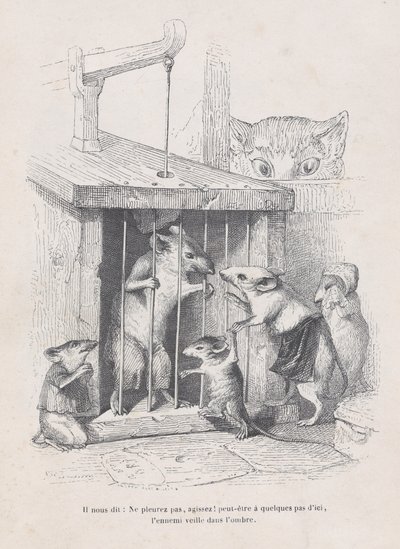 Ele nos diz: não chore, Aja! de Cenas da Vida Privada e Pública dos Animais..., c. 1837-47. de Andrew Best Leloir