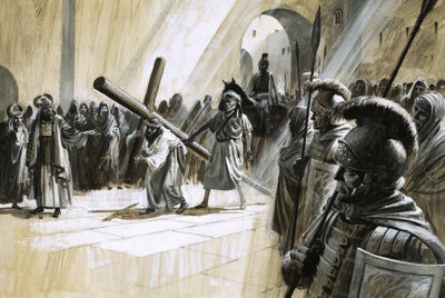 Cristo carregando a cruz de Andrew Howat