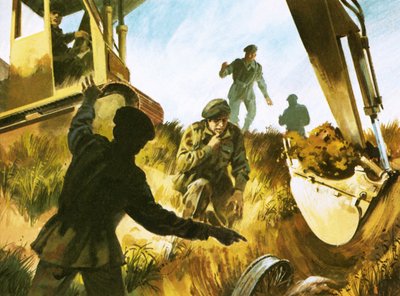 Descoberta do carro de Parry Thomas, Babs, nas areias de Pendine de Andrew Howat