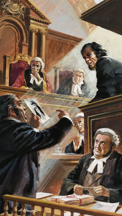 Cena no Tribunal de Andrew Howat