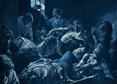 O Buraco Negro de Calcutá (litografia) de Andrew Howat