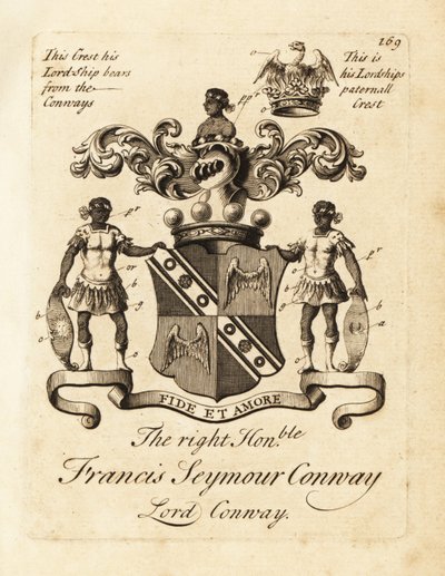 Brasão do Honorável Francis Seymour Conway, Lord Conway de Andrew Johnston