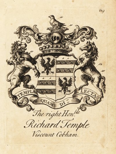 Brasão de armas do Honorável Templo Richard de Andrew Johnston