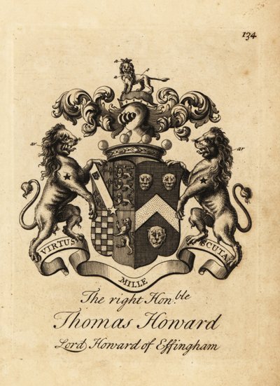 Brasão do Honorável Thomas Howard, 2º Conde de Effingham, Lord Howard de Effingham de Andrew Johnston