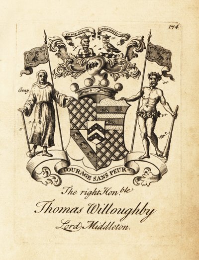 Brasão do Honorável Thomas Willoughby, Lord Middleton de Andrew Johnston