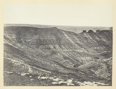 Vale de Bitter Creek, perto de Green River de Andrew Joseph Russell