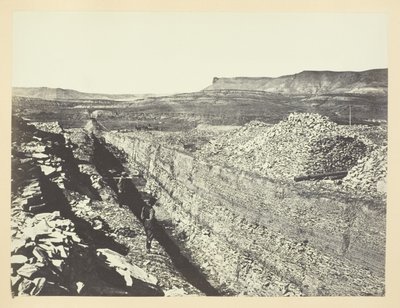 Corte da Pedra Ardente, Vale do Rio Verde de Andrew Joseph Russell