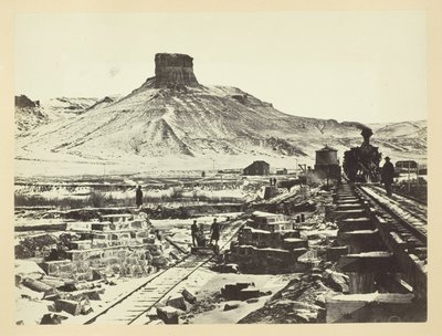 Citadel Rock, Green River Valley de Andrew Joseph Russell