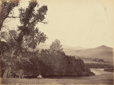 Placa 20. Nascente do rio Laramie, 1869 (foto) de Andrew Joseph Russell