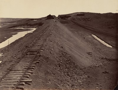 Placa 2. Cânion de Granito, a partir do Tanque de Água, 1869 (foto) de Andrew Joseph Russell