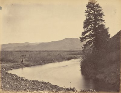 Placa 43. Vale Weber, a partir do Passo Willhelmina, 1869 (foto) de Andrew Joseph Russell