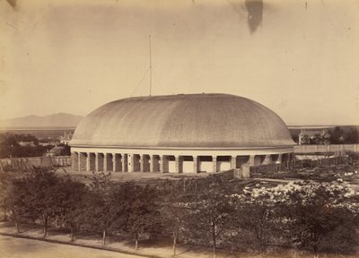 Placa 50. Grande Tabernáculo Mórmon, 1869 (foto) de Andrew Joseph Russell