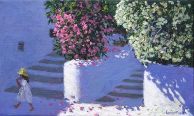 Bougainvillea, Anandas, Milos, Ilhas Gregas, 2017, de Andrew Macara