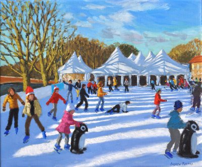 Manhã brilhante, Hampton Court Palace Ice Rink, Londres, 2018, de Andrew Macara