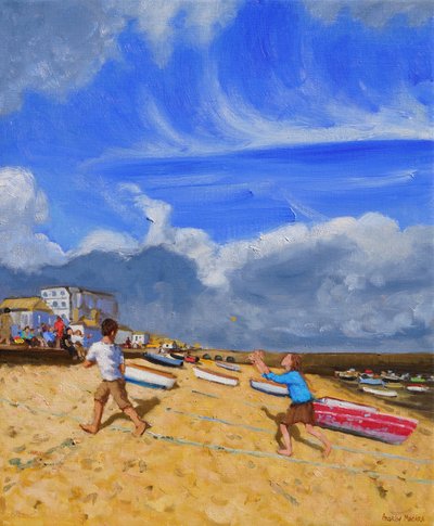 Pegando a bola, St Ives, 2016, de Andrew Macara