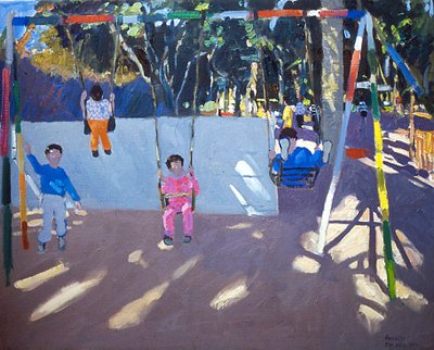Crianças balançando, 1996 de Andrew Macara