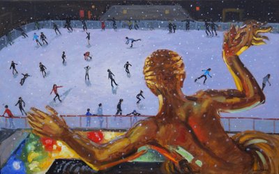 Prometheus, Rockefeller Ice Rink, Nova Iorque. 2018 de Andrew Macara