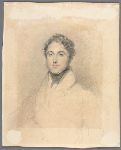 Retrato de um homem, 1828. de Andrew Morton