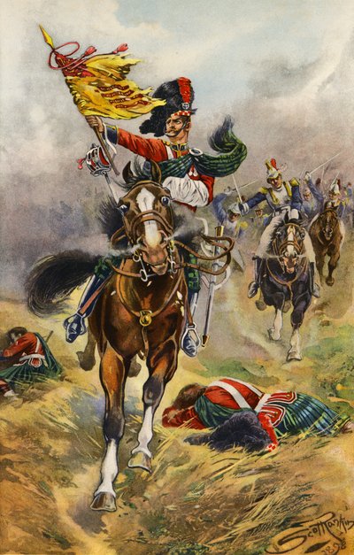 Uma corrida pela bandeira (gravura) de Andrew Scott Rankin