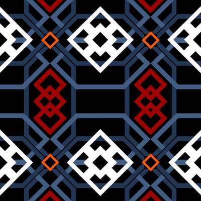 Geométrica andaluza, 2018, digital de Andrew Watson
