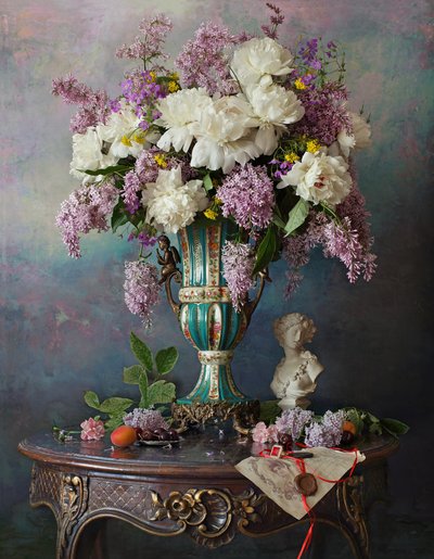 Natureza morta floral elegante de Andrey Morozov