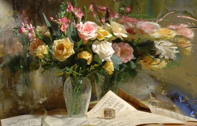 Rosas Românticas à Chuva de Andrey Morozov
