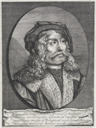 Retrato de Albrecht Dürer de Andries Jacobsz. Stock