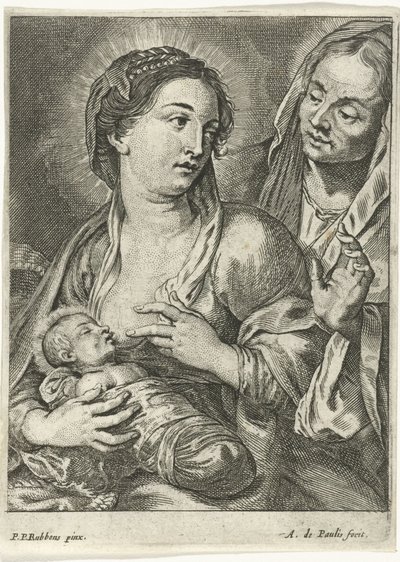 Maria com o Menino Cristo e Anna de Andries Pauli