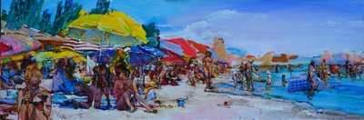 Praia animada de verão de Andrii Kutsachenko