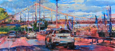 Ponte da Cidade Vibrante de Andrii Kutsachenko