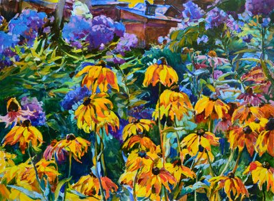 Flores vibrantes do jardim de Andrii Kutsachenko