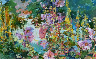 Vibrantes flores de jardim de Andrii Kutsachenko