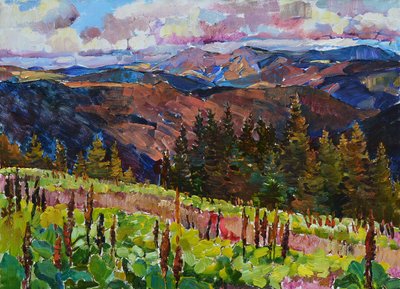 Vista deslumbrante das montanhas de Andrii Kutsachenko