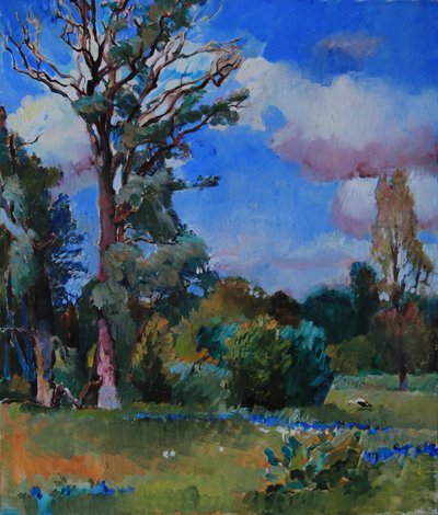 Paisagem de Verão Vibrante de Andrii Kutsachenko