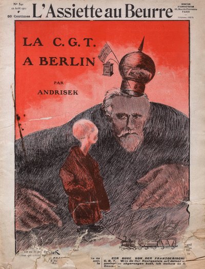 CGT, o Sindicato Francês, Capa da revista francesa Satirical 