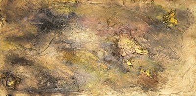 Texturas douradas e terrosas de Anete Purina-Purite