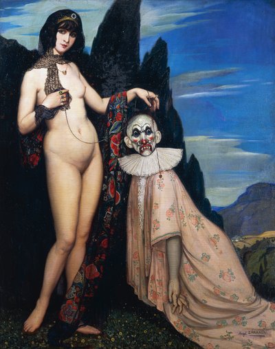 A mulher e o fantoche de Ángel Zárraga
