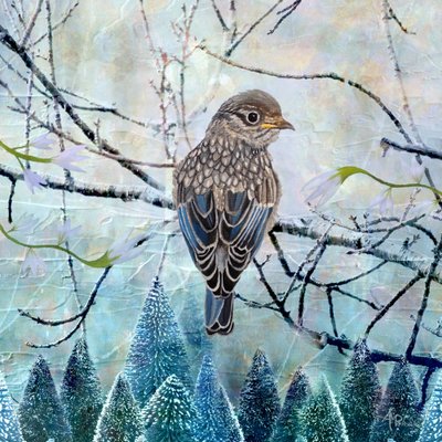 Cena de Inverno com o Pássaro Azul de Angeles M. Pomata