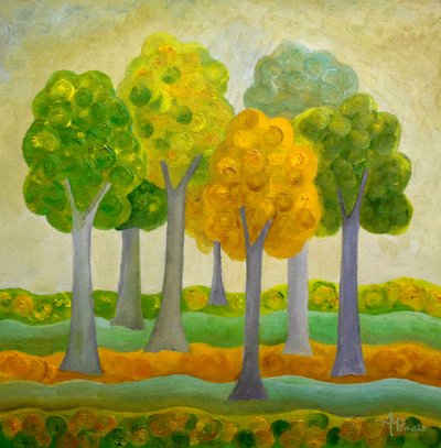 Verde sobre verde de Angeles M. Pomata