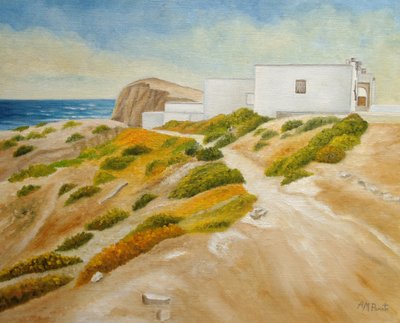 Paisagem Costeira do Mediterrâneo de Angeles M. Pomata