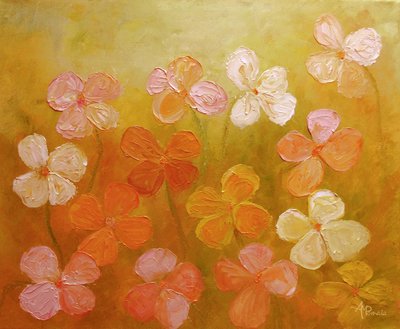 Flores de cores vivas de Angeles M. Pomata