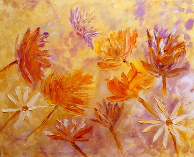 Flores com texturas vibrantes de Angeles M. Pomata