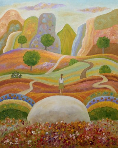 Mulher num Caminho de Sonho de Angeles M. Pomata